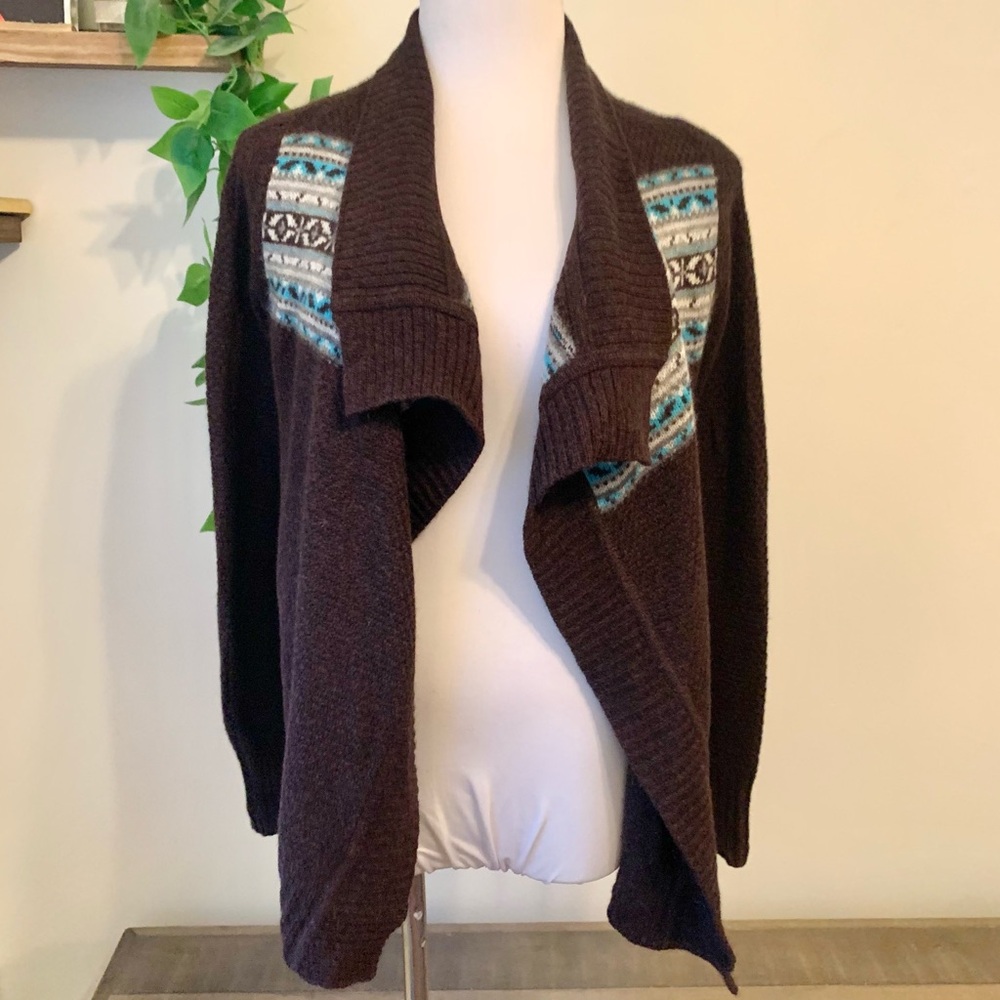 Cashmere Open Front Sweater - Picture 2 of 6